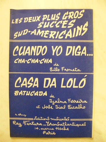 Partition cuando diga cha - diga,