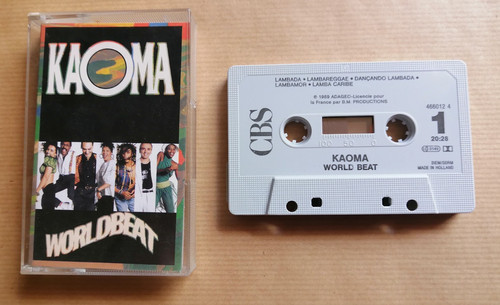 Kaoma worldbeat cassette 1989 - worldbeat,